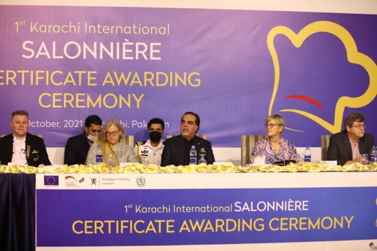 TVET Sector Support Programme organized 1st  International Salonnière Competition 2021 to promote skills learning in the hospitality sector in Pakistan