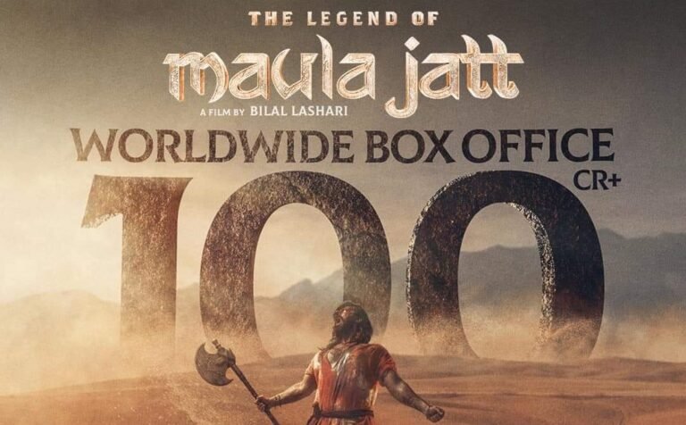 The Legend of Maula Jatt became the first Pakistani film to achieve 100 crore figure at the box office