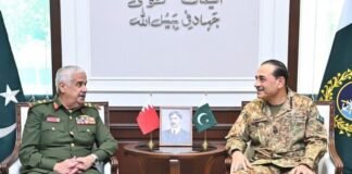Field Marshal, Bahrain defence chief hold talks on security cooperation